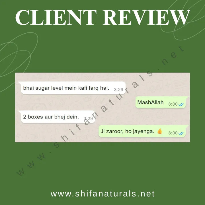 Shifa-e-Sugar Kahwa-Natural Herbal Tea for Blood Sugar