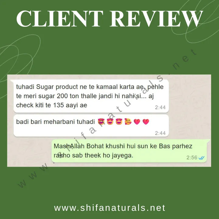 Shifa-e-Sugar Kahwa-Natural Herbal Tea for Blood Sugar