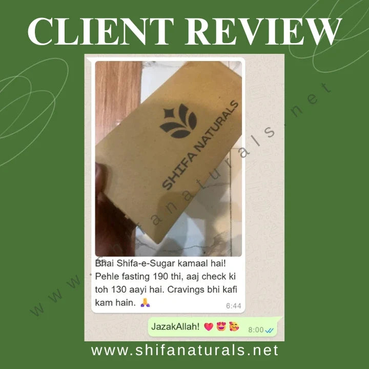 Shifa-e-Sugar Kahwa-Natural Herbal Tea for Blood Sugar
