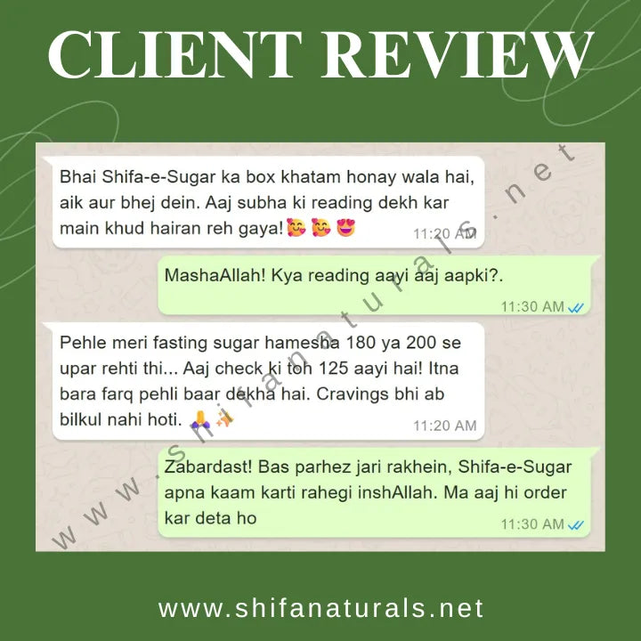Shifa-e-Sugar Kahwa-Natural Herbal Tea for Blood Sugar