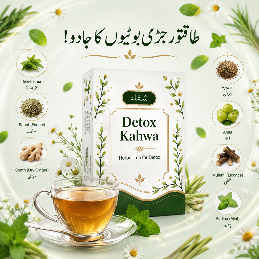 Natural Detox Kahwa-Herbal Tea For Detox