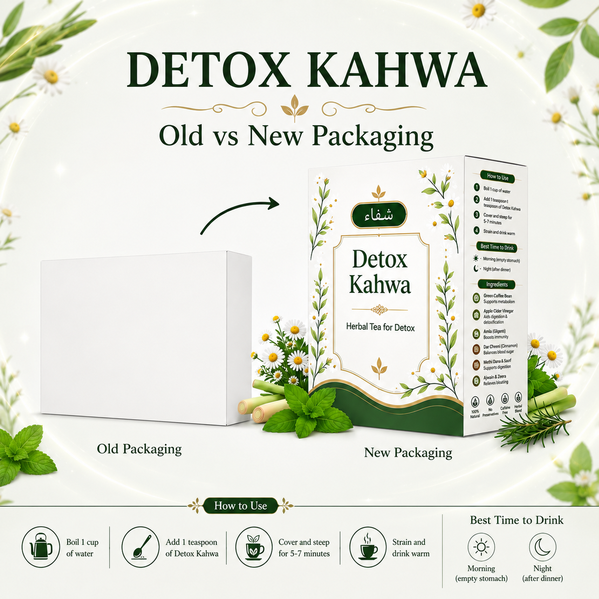 Natural Detox Kahwa-Herbal Tea For Detox